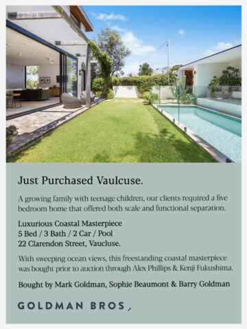 Bought - 22 Clarendon Street, Vaucluse