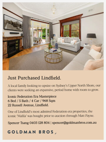 Bought - 22 Russell Avenue, Lindfield