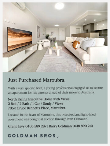 Bought - 705/1 Bruce Bennetts Place, Maroubra